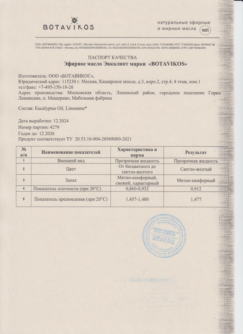 Паспорт №122024